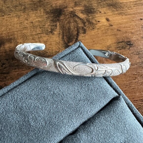 David Yurman Northwest Cuff Bracelet in Sterling Silver - 5mm - Size Large - Picture 6 of 16